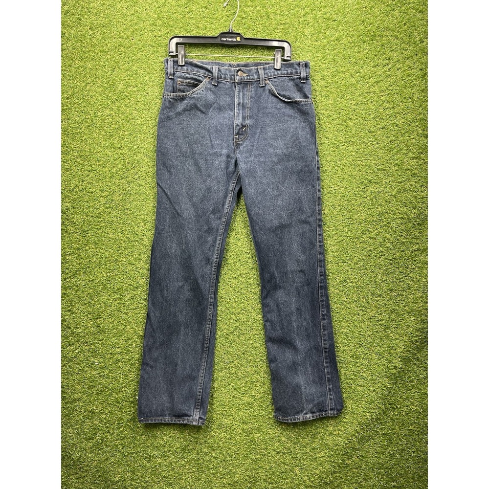 Vintage Levis Jeans Mens 30x32 Skosh More Comfort 80s USA Made Leather Tab